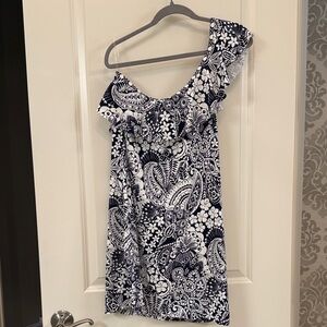 Tommy Bahama one shoulder dress size large
